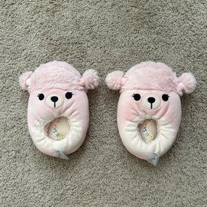 Squishmallows Pink Poodle Kids Slippers